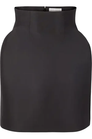 Nina Ricci Taffeta High-Waisted Mini Skirt