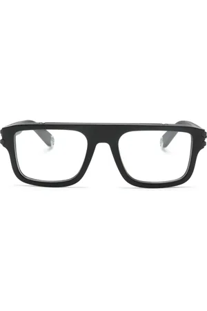 Philipp Plein Logo-plaque square-frame glasses