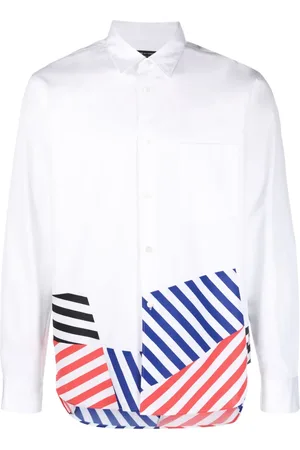 Comme des Garçons Striped cotton shirt