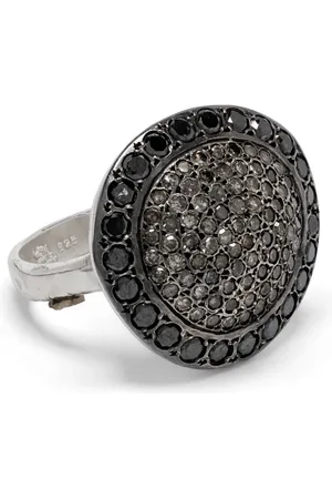 ROSA MARIA Sterling diamond cocktail ring