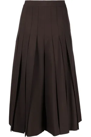 Marni Pleated cropped trousers