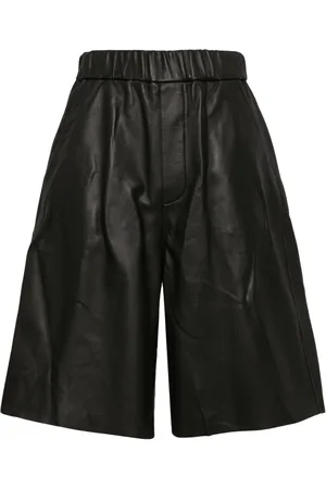 Ami Leather bermuda shorts