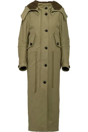 Prada Single-breasted satin coat