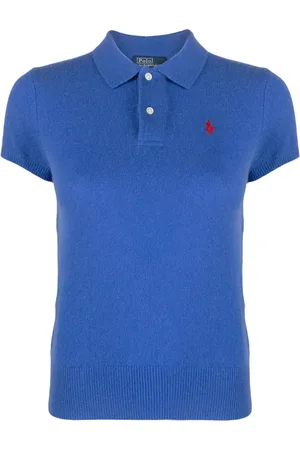 Ralph Lauren Polo Pony cashmere polo top