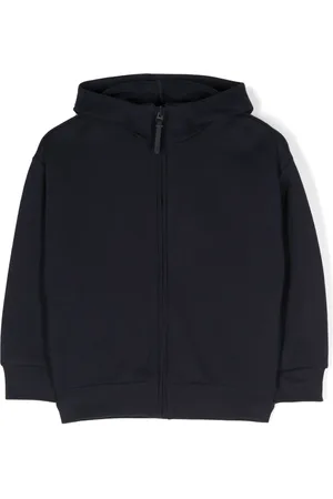Il gufo Vespa-print zipped hoodie