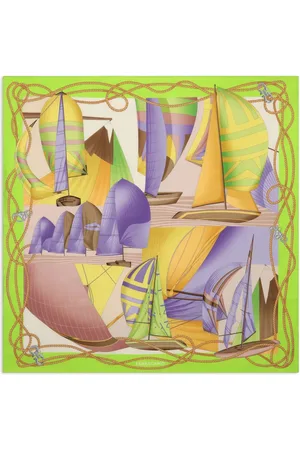 Salvatore Ferragamo Abstract-print silk scarf