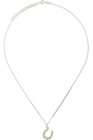 TRUE ROCKS Horseshoe pendant necklace