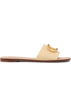 VALENTINO GARAVANI VLogo Signature leather slides