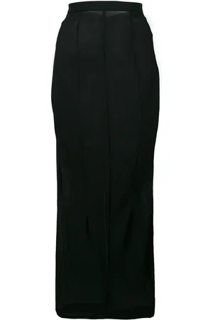 Comme des Garçons 1992 sheer fitted skirt