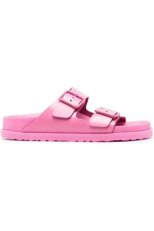 Birkenstock Arizona embossed-logo slides