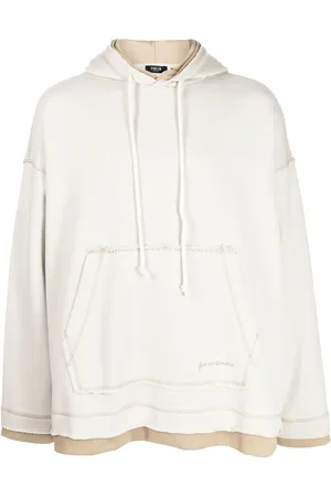 FIVE CM Contrast-stitch drawstring hoodie