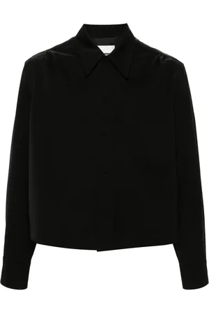 Jil Sander Pointed-collar wool shirt