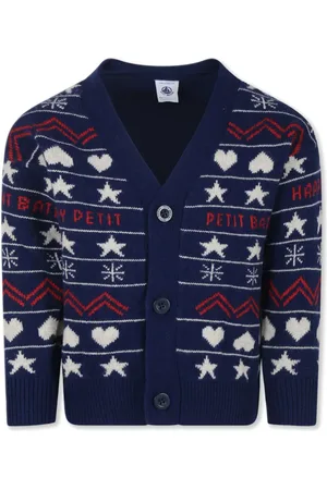 Petit Bateau Jacquard cardigan