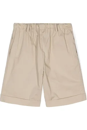 SIOLA Elasticated-waist cotton shorts