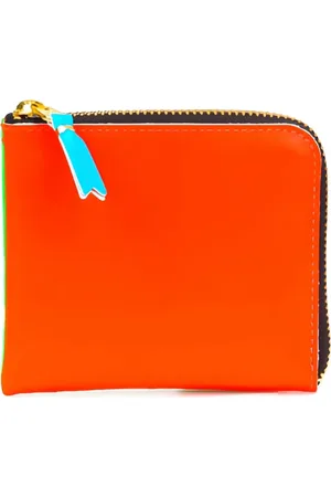 Comme des Garçons Super Fluo zip-around wallet