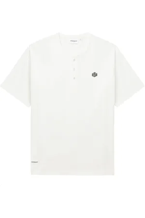 Chocoolate Logo-patch cotton Henley T-shirt
