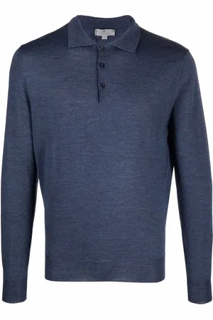 CANALI Merino-wool polo shirt