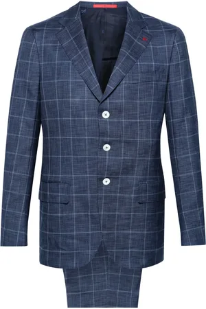ISAIA Checked single-breasted suit