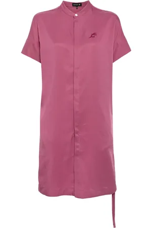 AGNÈS B. Logo-embroidered shirt dress