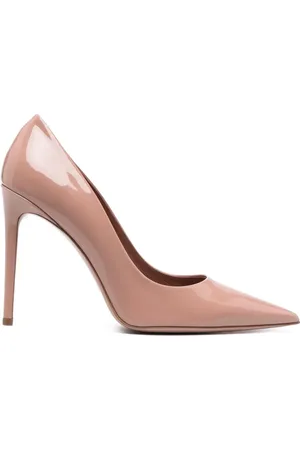 PARIS TEXAS 105mm pointed-toe leather pumps