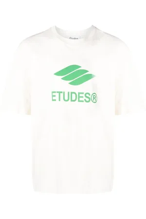 Etudes Logo-print organic cotton T-shirt