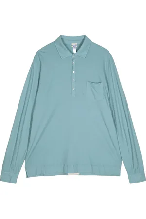 MASSIMO ALBA Long-sleeve cotton polo shirt