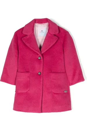 Chiara Ferragni Logo-plaque single-breasted coat