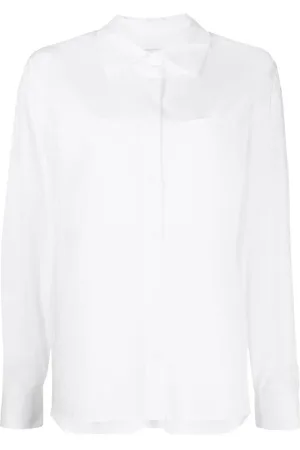 IRO Spread-collar cotton shirt