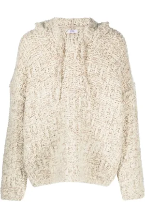 ERL Chunky-knit drawstring hoodie
