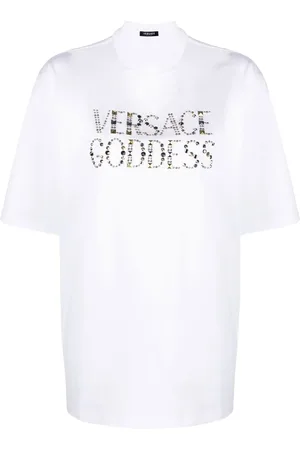 VERSACE Goddess-print T-shirt
