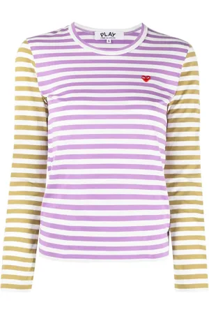 Comme des Garçons Heart-patch cotton T-shirt