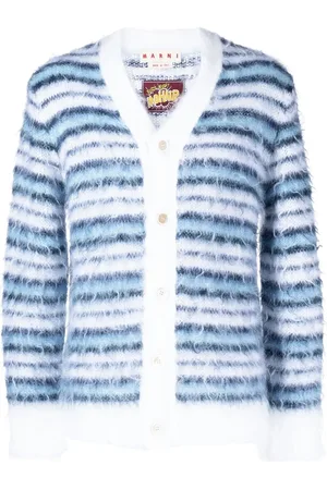 Marni Striped V-neck cardigan