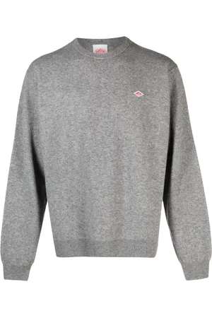 DANTON Logo-patch wool jumper