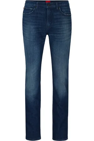 HUGO BOSS Mid-rise straight-leg jeans
