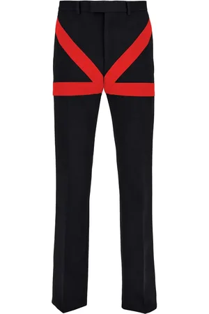 Salvatore Ferragamo Graphic-print tailored trousers