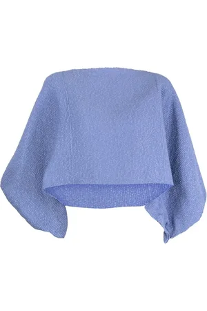 Voz Cropped cape-style jumper