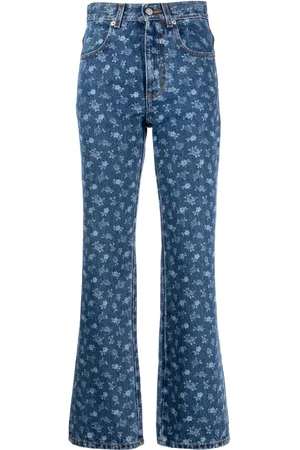 Molly Goddard Dorianna mid-rise straight-leg jeans