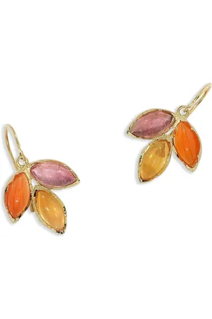 Irene Neuwirth 18kt yellow Classic Trio Dew multi-stone earrings