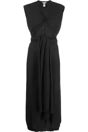 LEMAIRE Tie-detail cotton dress