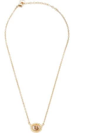 Dior Logo-pendant chain necklace