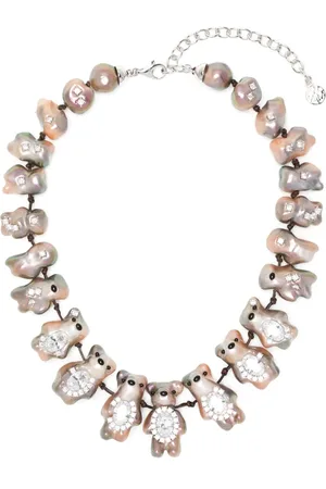 YVMIN Mini pearlescent bear pearl necklace