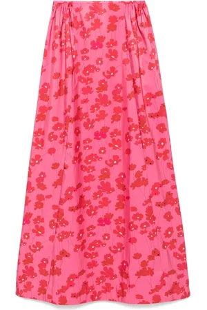 Bernadette Ella Cosmos-print maxi skirt