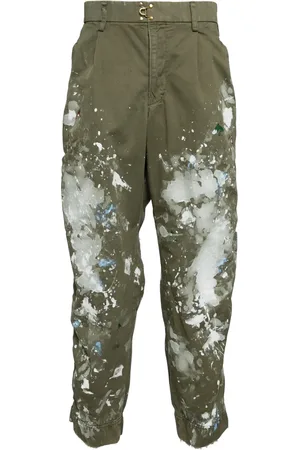 Kolor Graphic-print cotton trousers