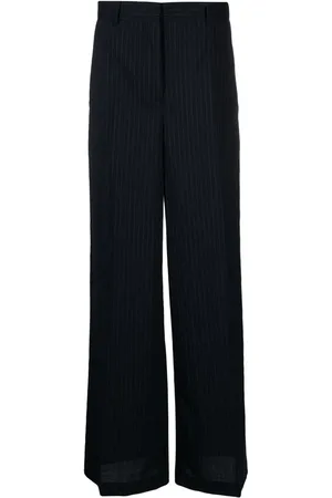 Nº21 Tailored pinstripe-pattern trousers