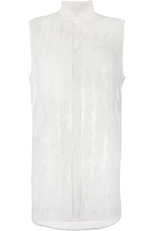 Comme des Garçons 1995 sheer ruffled shirt