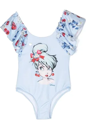 MONNALISA Tinkerbell ruffled swimsuit
