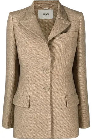 Fendi Tailored button-fastening jacket