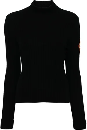 CHANEL 1990-2000s ribbed wool jumper