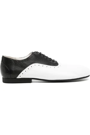 Comme des Garçons Two-tone leather derby shoes