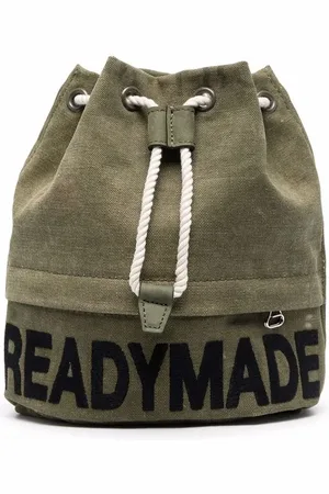 READYMADE Logo print sack bag